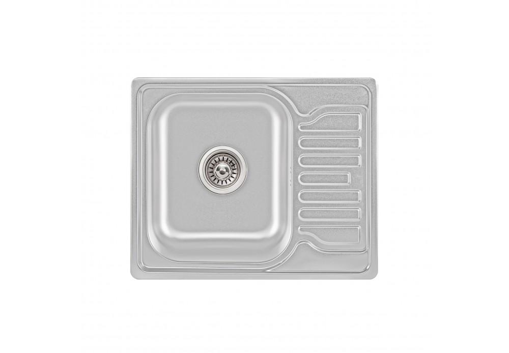 Кухонная мойка Lidz 5848 0,8 мм Satin (LIDZ5848SAT) Кухонная мойка Lidz 5848 0,8 мм Satin (LIDZ5848SAT)