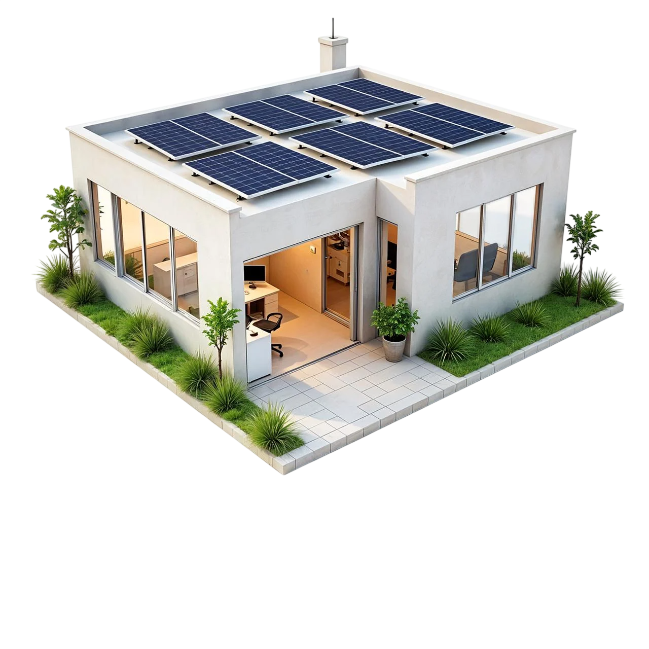 Комплект СЭС DEYE for LP-GRID 12 kW 3Ф с АКБ 11 77 kW от 5 часов автономности