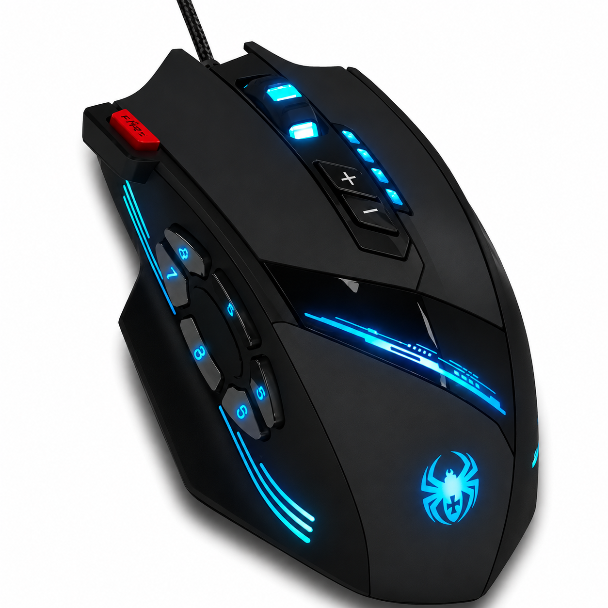Мышь игровая оптическая ZELOTES C-12 4000dpi ведущая 12 программируемых кнопок (1012-209-00) Мышь игровая оптическая ZELOTES C-12 4000dpi ведущая 12 программируемых кнопок (1012-209-00)