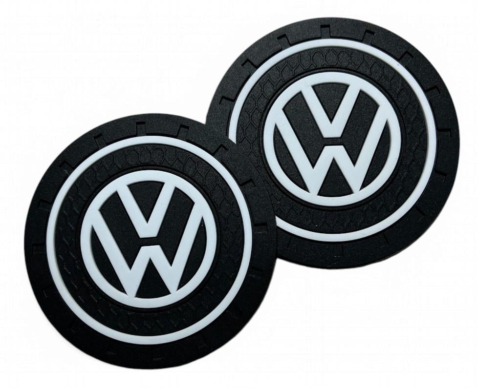 Коврик силиконовый Volkswagen в автомобильный подстаканник 2 шт. (26568983)