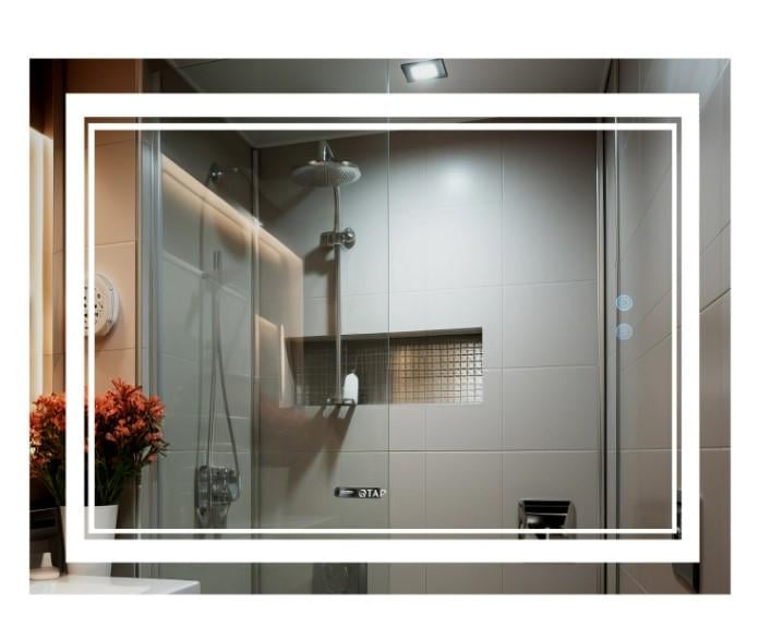 Зеркало Qtap Cardinal с LED-подсветкой Touch (QT0478C12080)