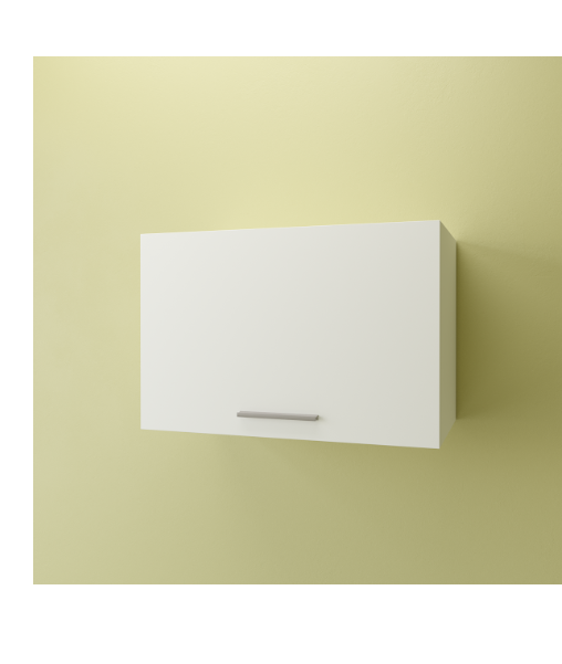 Шкаф навесной на кухню под вытяжку ДСП 600х310х402 мм Белый (K-2)