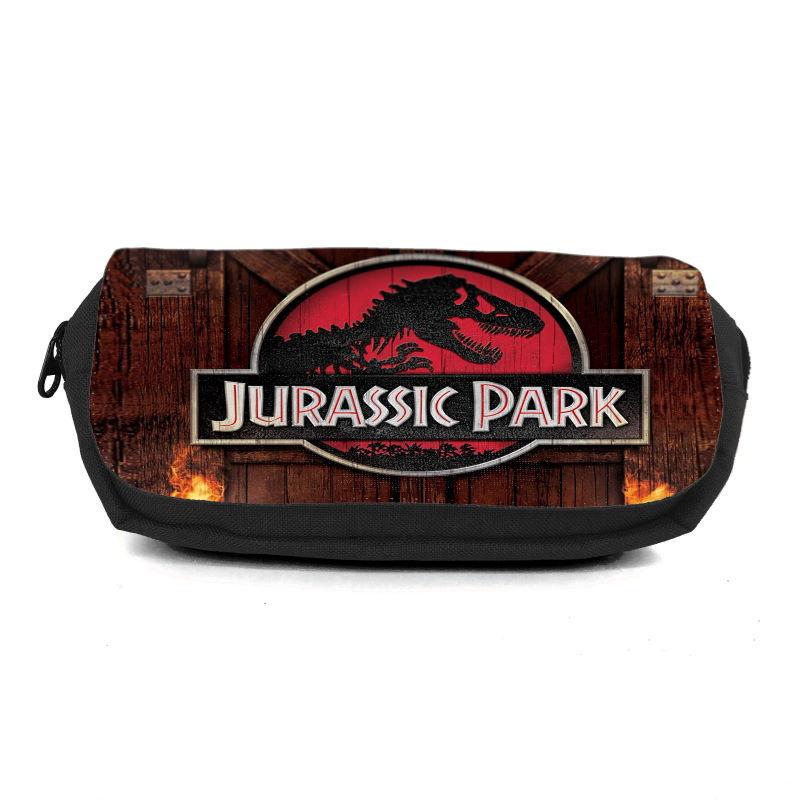 Пенал школьный Парк Юрского Периода 008 Jurasic Park JRP-008 Черный (1480995323)