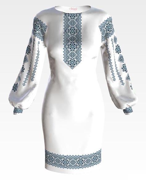 Заготовка для жіночого плаття Ніжність літа для вишивки бісером і нитками домоткане полотно Білий (ПЛ158дБ) Заготовка для жіночого плаття Ніжність літа для вишивки бісером і нитками домоткане полотно Білий (ПЛ158дБ)