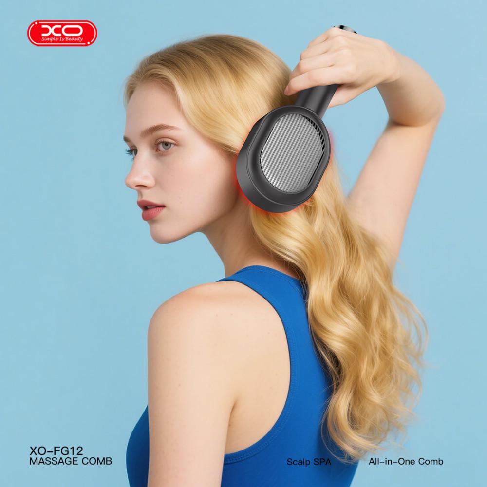 Массажер расческа для волос Xo FG12 Smart 5W (FG12) - фото 8 Массажер расческа для волос Xo FG12 Smart 5W (FG12) - фото 8