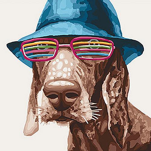 Картина за номерами Ідейка "Стиляга" 40х40 см (KHO4103)