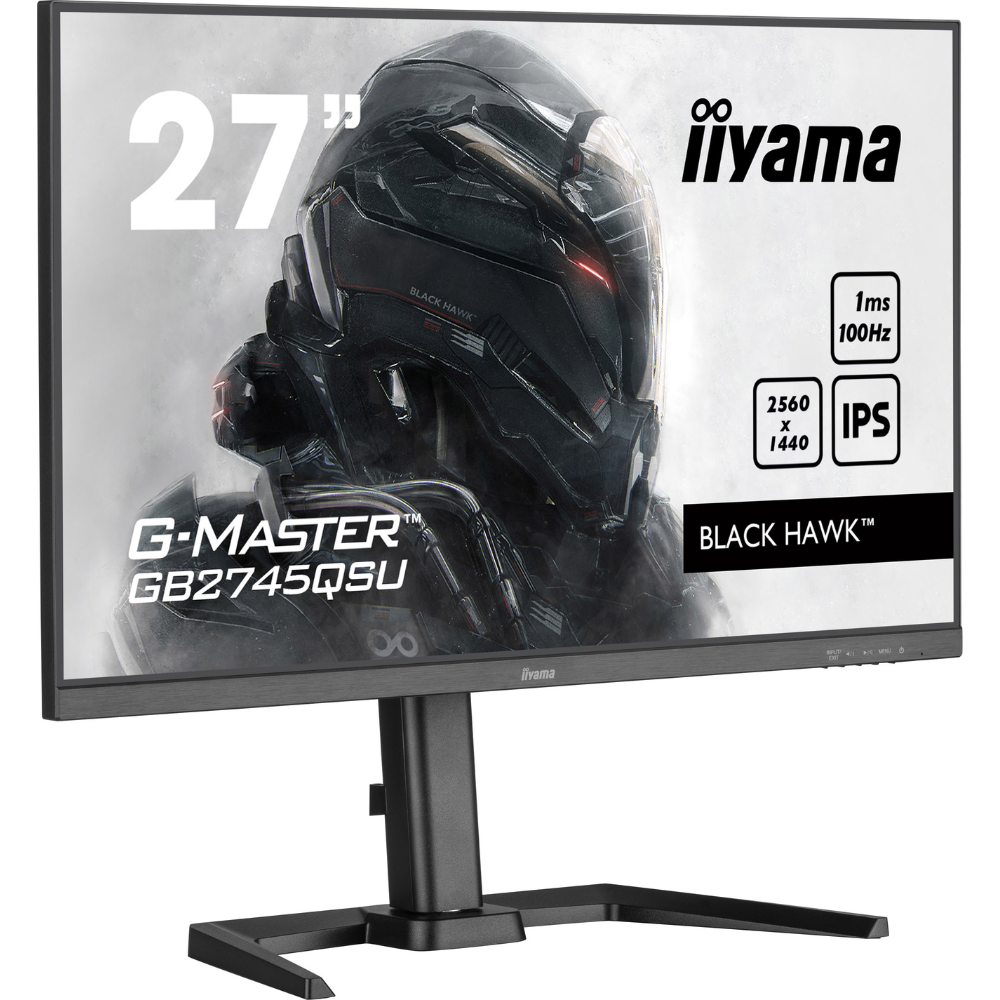 Монитор игровой IPS Iiyama GB2745QSU-B1 безрамочный/поворотный экран 27" Черный (f1704e62) - фото 2