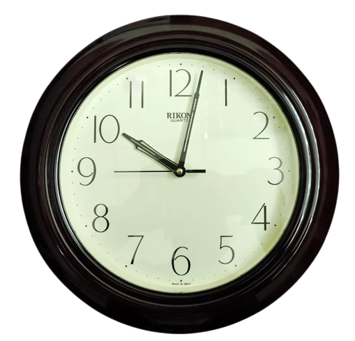 Годинник настінний пластиковий Rikon 33x33 см 1xAA (R8251qC)