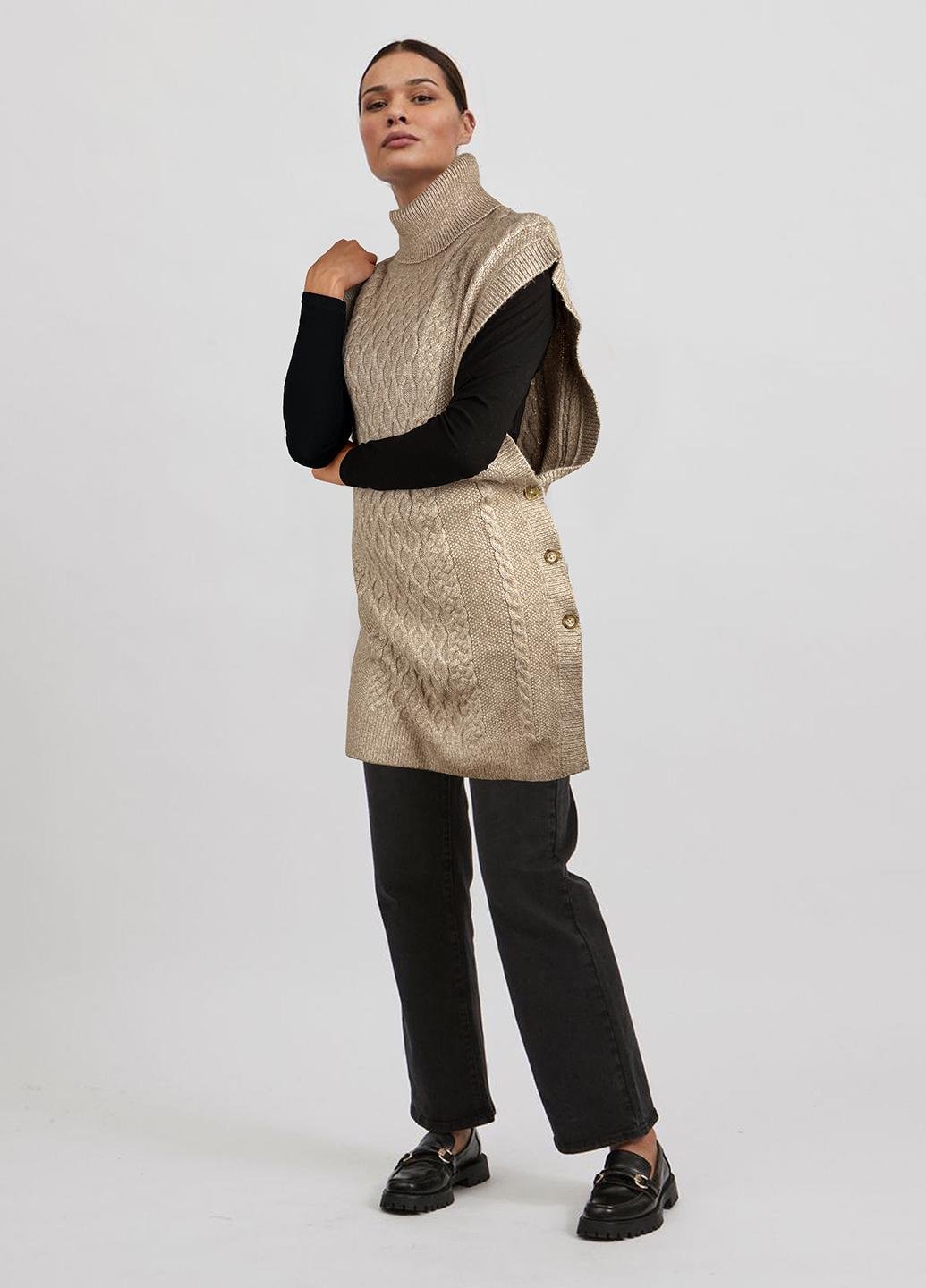 Жилет ONLY M Бежевый (88027911b52)