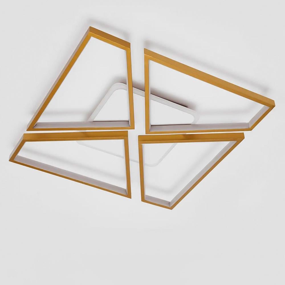 Люстра потолочная светодиодная Led Light House SY-19100/S PLG+WH 164W 490х490х60 мм Белый/Золотой