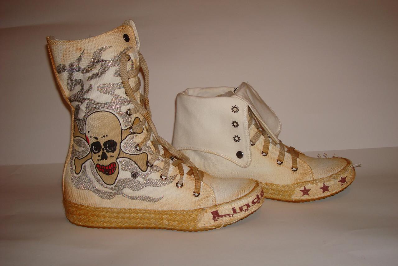 Кеди жіночі Linda р. 40 25,5 см Бежевий (2324838810) - фото 2 Кеди жіночі Linda р. 40 25,5 см Бежевий (2324838810) - фото 2