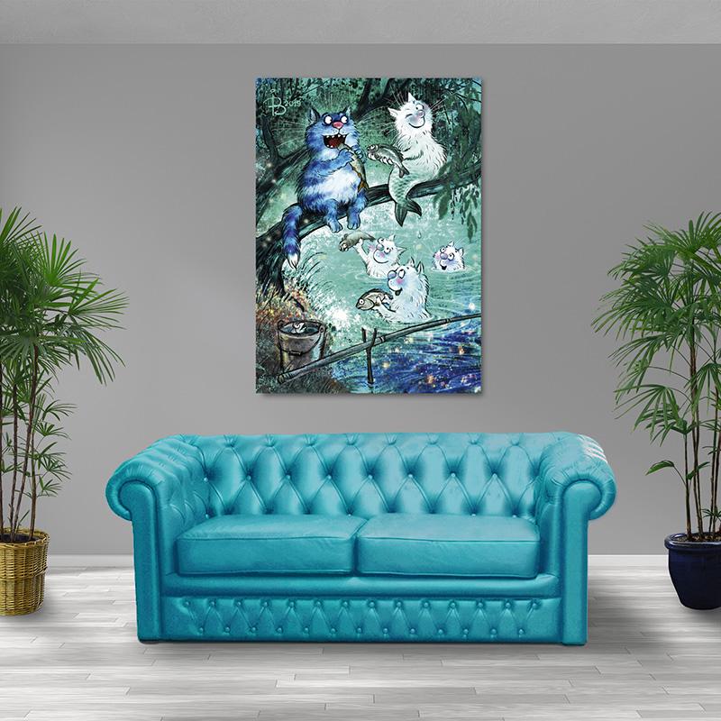 Модульна картина Русалки 1 модуль 60x90 см (_rinaz_20192212)