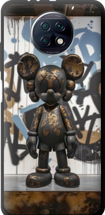 Чехол на Xiaomi Redmi Note 9T Bronze kaws v2 (6098b-2261-42517)