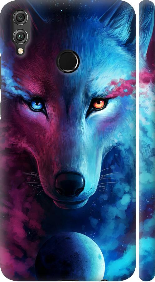 Чехол на Huawei Honor 8X Арт-волк (3999m-1596-42517)