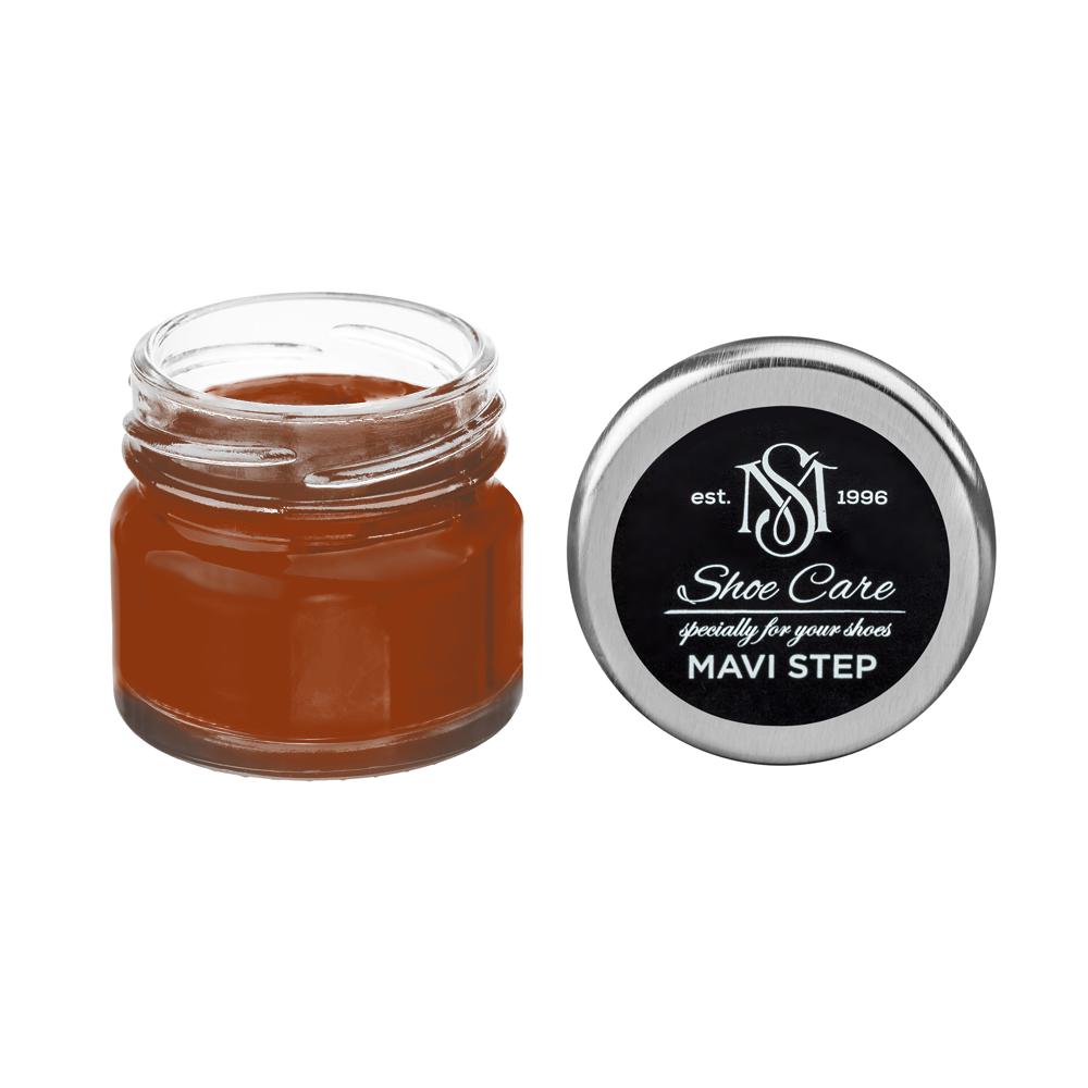 Крем для обуви из кожзама MAVI STEP Custom 25 мл Антик темный (4550-Y70R) - фото 1