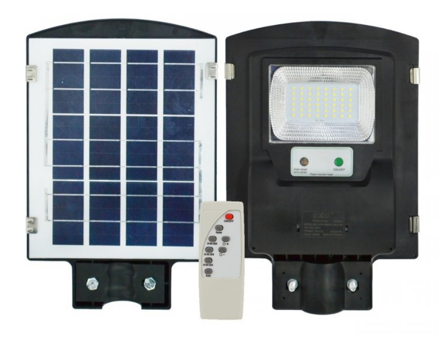 Ліхтар вуличний Solar Street Light 10000 mAh 48LED на сонячній батареї з пультом та датчиком руху (1422377391)