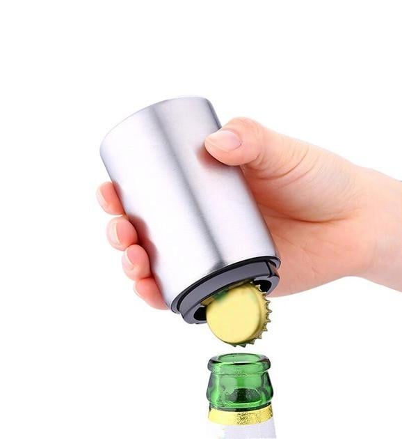 Открывашка бутылок автоматическая металлическая магнитная - фото 3 Открывашка бутылок автоматическая металлическая магнитная - фото 3