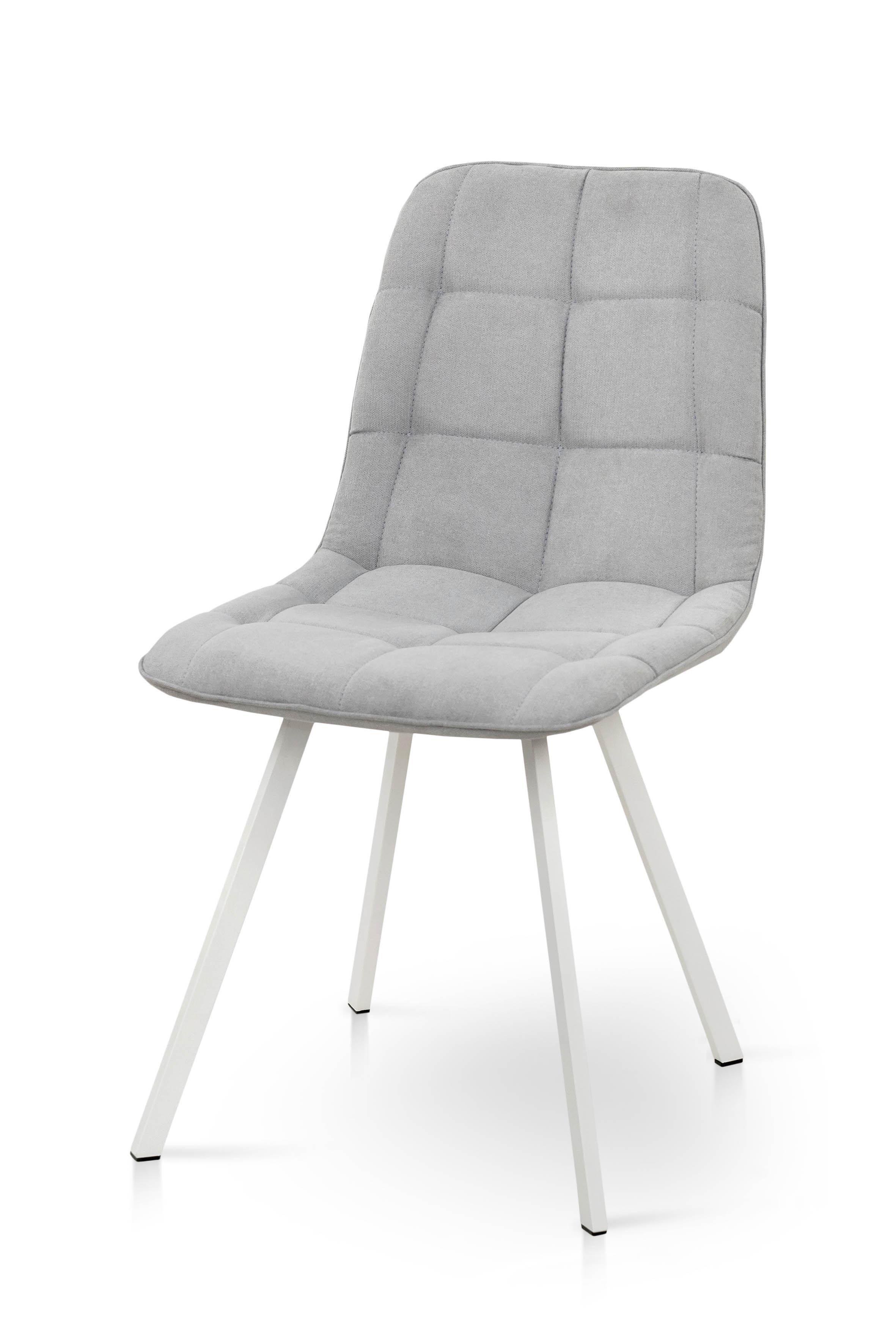 Стілець для кухні та вітальні Фіджи Софт 470х840х580 мм Білий/Світло-сірий (GAА0056045) - фото 2 Стілець для кухні та вітальні Фіджи Софт 470х840х580 мм Білий/Світло-сірий (GAА0056045) - фото 2