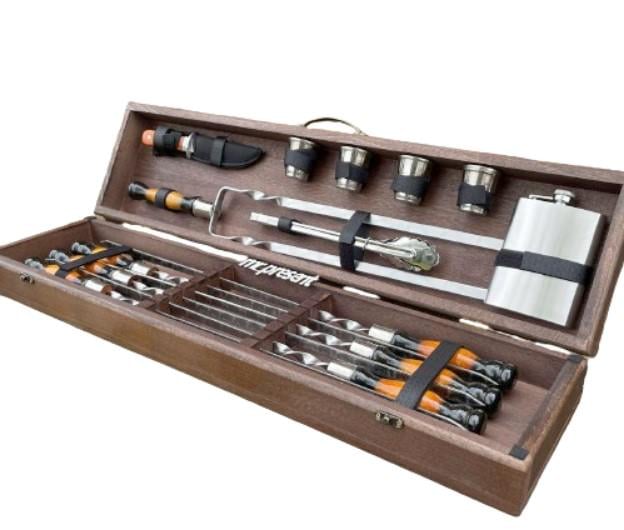 Набір шампурів Piknik-Profi №13 у кейсі (19217375)