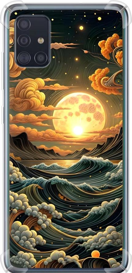 Чехол на Samsung Galaxy A51 2020 A515F Арт волны (6332sp-1827-42517)