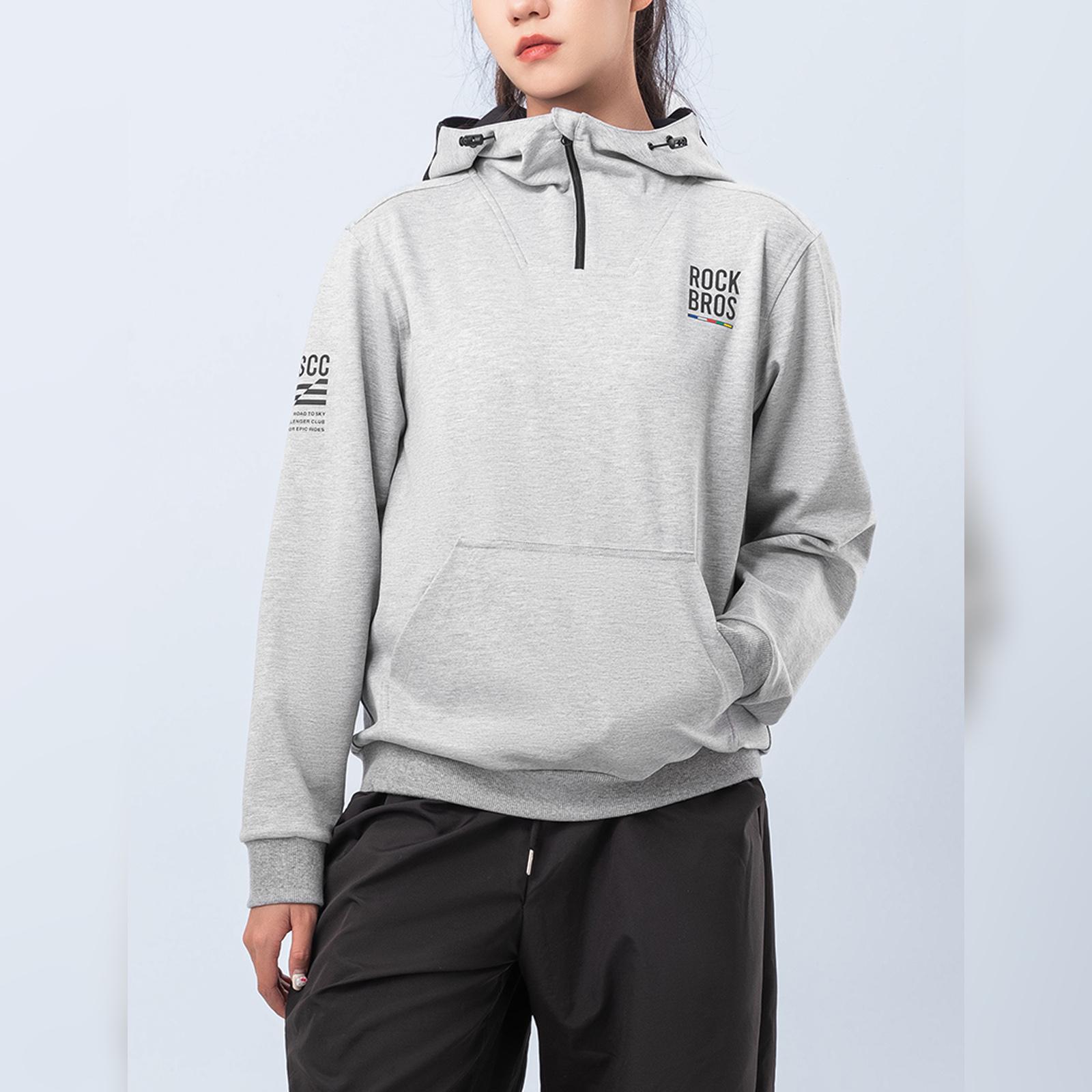 Худі з капюшоном унісекс ROCKBROS Road to Sky L Сірий (RB-LKW8002-6061) - фото 6 Худі з капюшоном унісекс ROCKBROS Road to Sky L Сірий (RB-LKW8002-6061) - фото 6