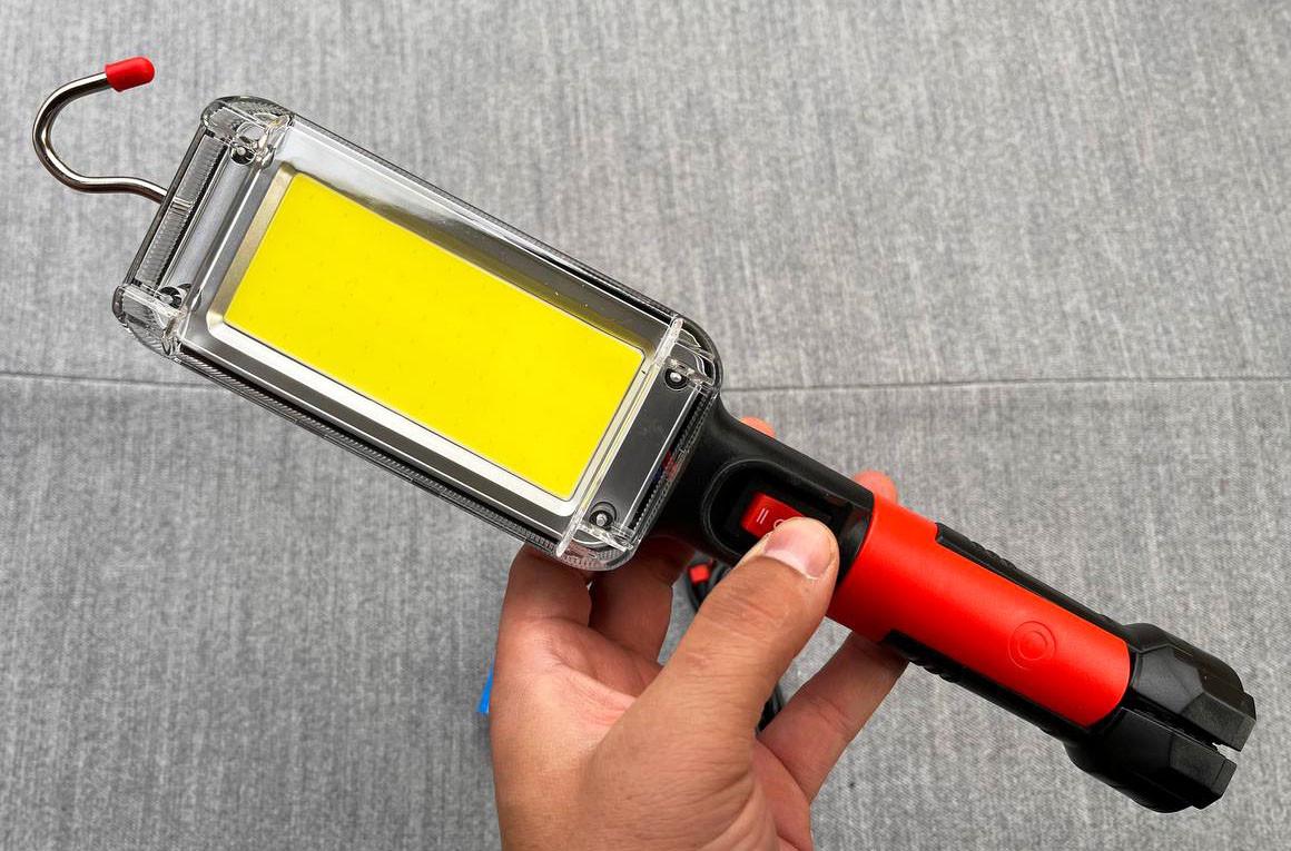 Ліхтар акумуляторний з гачком та магнітом 8859 60 LED для СТО 2x18650 (1700163870) - фото 7 Ліхтар акумуляторний з гачком та магнітом 8859 60 LED для СТО 2x18650 (1700163870) - фото 7