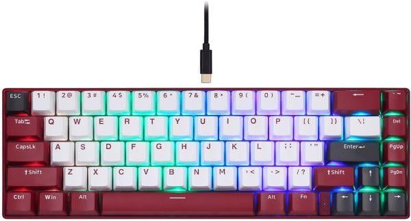 Клавіатура Motospeed BK67 Longhua Red Red (mtbk67rmr) - фото 1 Клавіатура Motospeed BK67 Longhua Red Red (mtbk67rmr) - фото 1