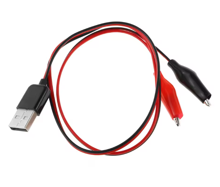 Кабель перехідник USB на крокодили 58 см для живлення і тестування пристроїв та електроніки (8d88a1b6) Кабель перехідник USB на крокодили 58 см для живлення і тестування пристроїв та електроніки (8d88a1b6)