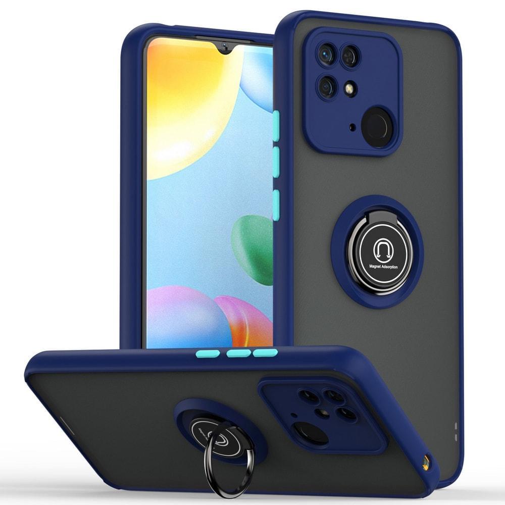 Защитный чехол MatteLuxe Xiaomi Redmi 10C (с кольцом) Blue (34242-28)