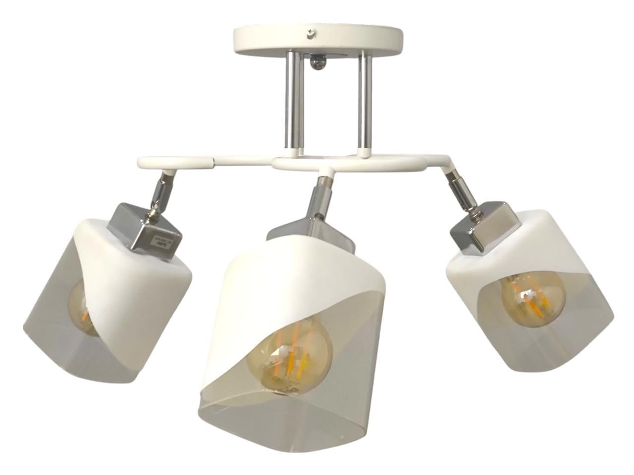 Люстра LK-727S/3 E27 WH+CH