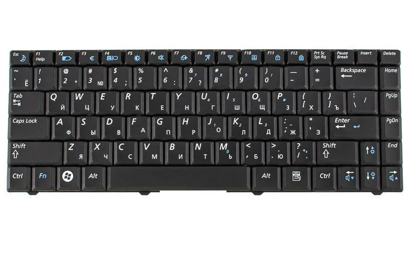 Клавиатура для ноутбука Samsung R517 Черный (183664)