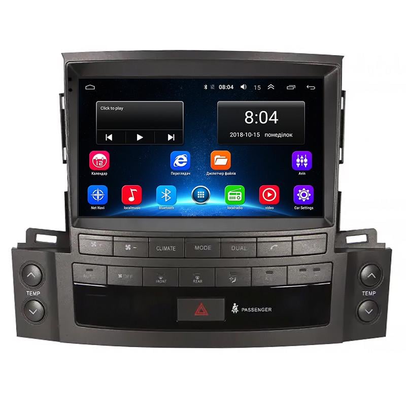 Магнитола штатная Lesko 9" для Lexus LX III 2007-2012 2/32Gb Wi-Fi GPS Base