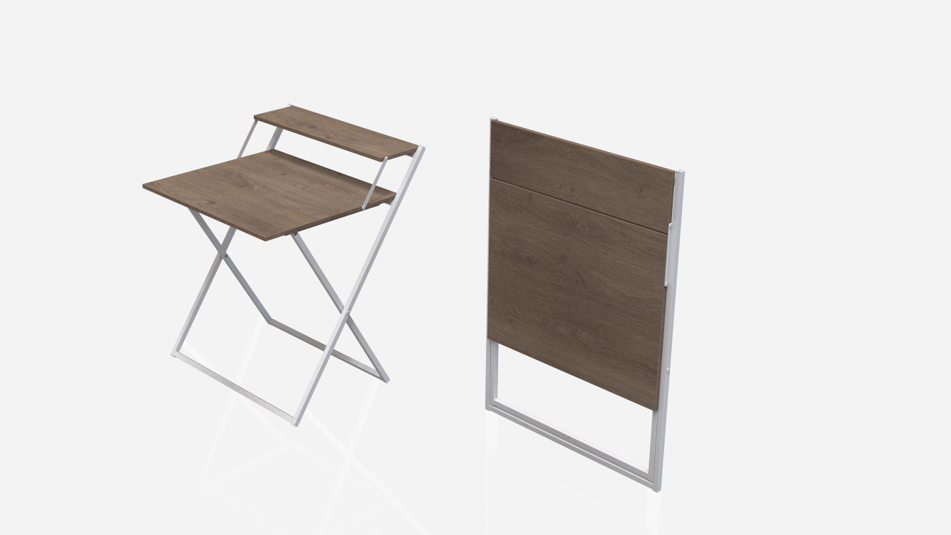 Стол-трансформер Ferrum-decor Компакт 4 металл/ДСП 16 мм 750x790x720 мм Белый/Дуб Сонома Трюфель (FRD-104701) - фото 4 Стол-трансформер Ferrum-decor Компакт 4 металл/ДСП 16 мм 750x790x720 мм Белый/Дуб Сонома Трюфель (FRD-104701) - фото 4