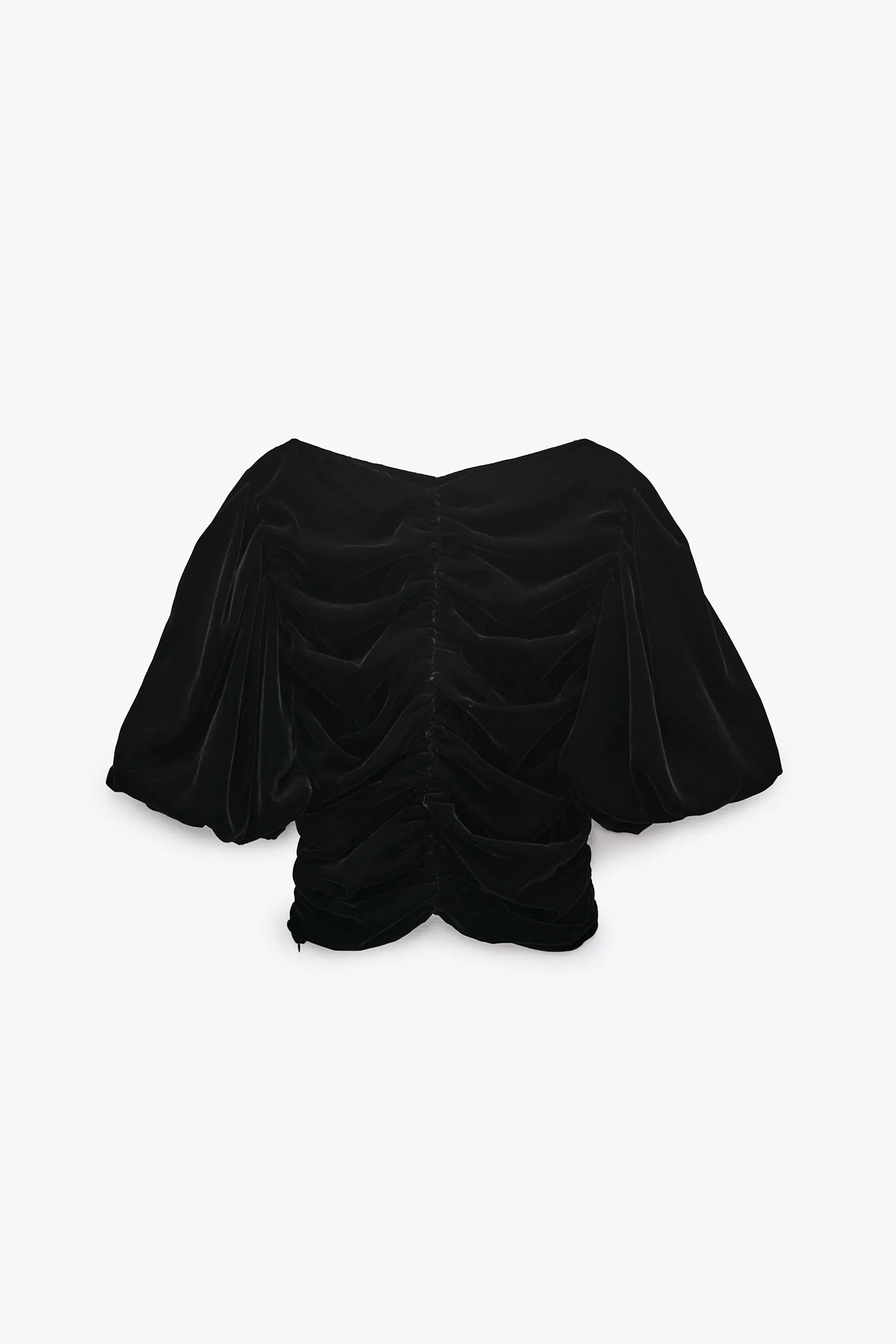 Блуза ZARA S Черный (2731246800) - фото 3