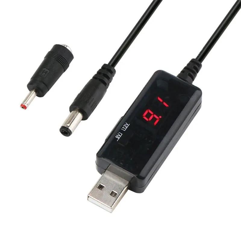 Кабель USB-DC с переключателем 55х25 мм