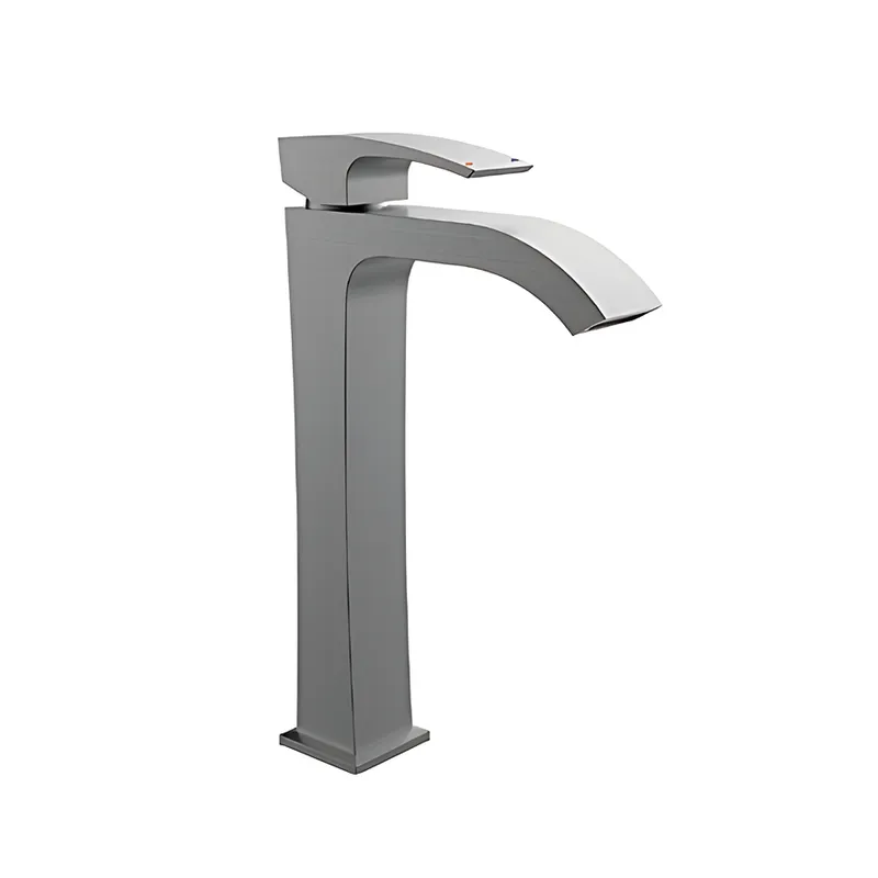 Смеситель для умывальника KOER KB-13007-07 врезной высокий Графит (OL-KR5154)