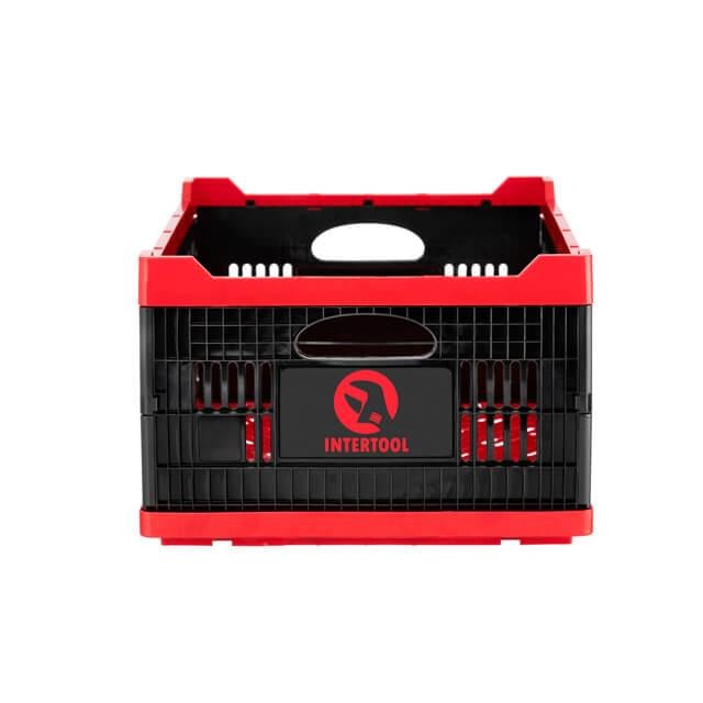 Скринька складана Intertool BX-6426 пластикова завантаження 30 кг 47 л 600x400x260 мм (9233099)