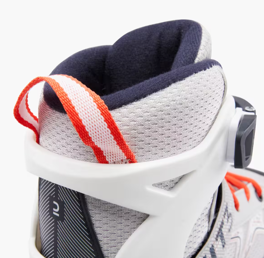 Ролики детские раздвижные OXELO FIT3 EU р. 29-32 Серо-оранжевый (2529819331) - фото 6