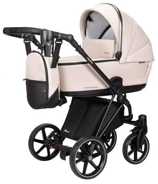Коляска дитяча функціональна Angelini Enigma 2в1 Premium Молочно-бежевий Коляска дитяча функціональна Angelini Enigma 2в1 Premium Молочно-бежевий