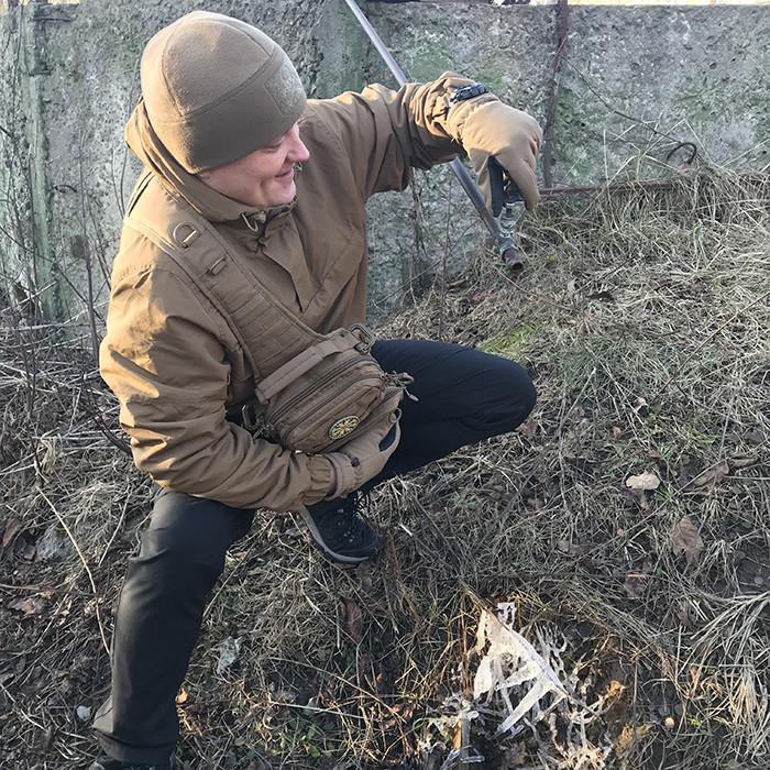 Сумка тактическая через плечо M-TAC Urban Line City Hunter Hexagon Bag Olive (9159) - фото 10 Сумка тактическая через плечо M-TAC Urban Line City Hunter Hexagon Bag Olive (9159) - фото 10