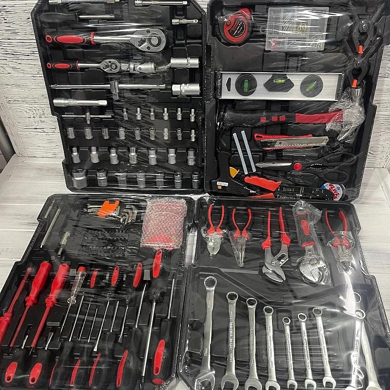 Набор инструментов для дома и авто в чемодане на колесах и ручкой 187 пр. (NM0187) - фото 7