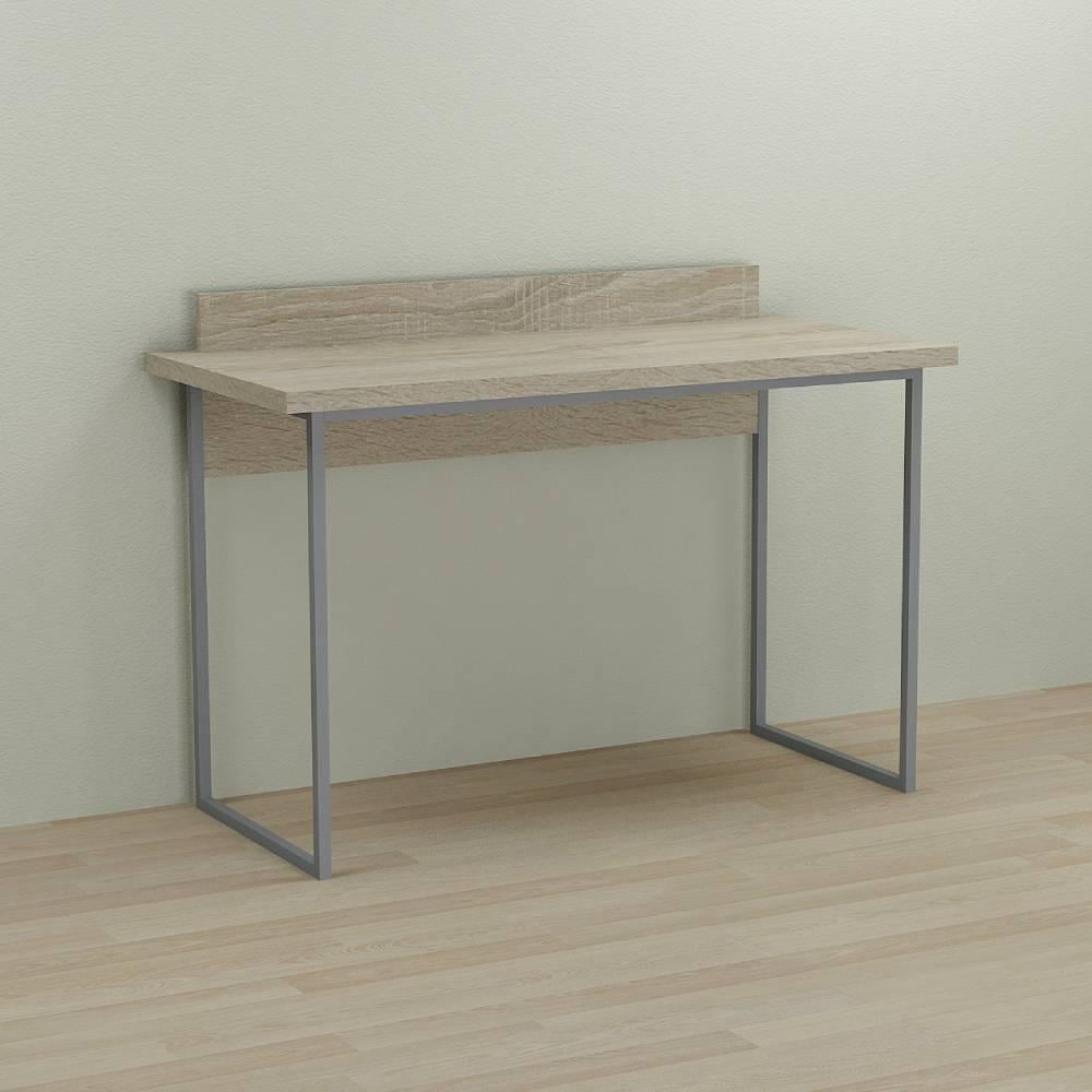 Стол компьютерный Ferrum-decor Скай ДСП 32 мм 75x120x70 см Серый/Дуб Сонома (FRD-101577)