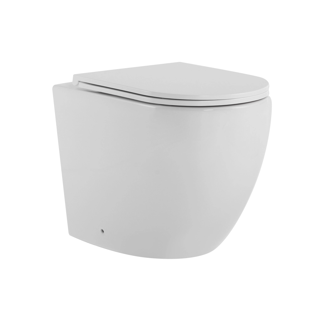 Унитаз напольный Qtap Robin безободковый 560x360 мм Белый (SD00052587)
