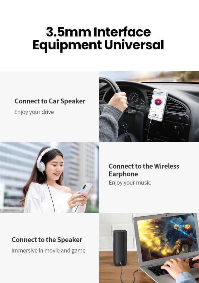 Кабель аудио UGREEN 4 pin TRRS 3,5 мм Hi-Fi профессиональный AUX 1,5 м Black (AV183) - фото 8 Кабель аудио UGREEN 4 pin TRRS 3,5 мм Hi-Fi профессиональный AUX 1,5 м Black (AV183) - фото 8