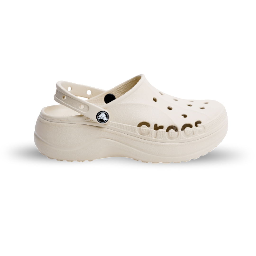 Сабо на платформі Crocs Bayaband Platform Lastic Bone р. 36 M4-W6 22,5-23,2 см Молочний (32144349)