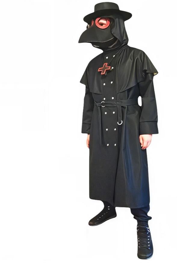 Карнавальный Костюм Чумной Доктор на Хэллоуин для подростка на рост 134-158 см