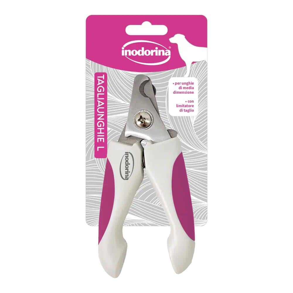 Кігтеріз для догляду за кігтями котів та собак Inodorina Taglia Unghie Cane з прямим лезом L (650.0180.003) Кігтеріз для догляду за кігтями котів та собак Inodorina Taglia Unghie Cane з прямим лезом L (650.0180.003)