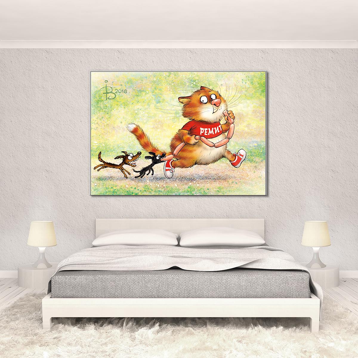 Модульная картина Марафон 1 модуль 40х60 см