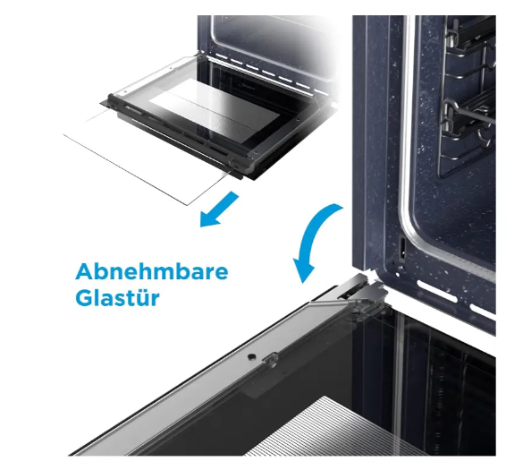 Духовой шкафы встраиваемый компактный Midea 65P90E3IX 3000 Вт 70 л (65P90E3IX) - фото 6