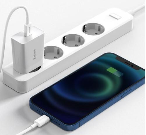 Зарядное устройство для Baseus Speed Mini Quick Charger 20W White (AWN-00148) - фото 3